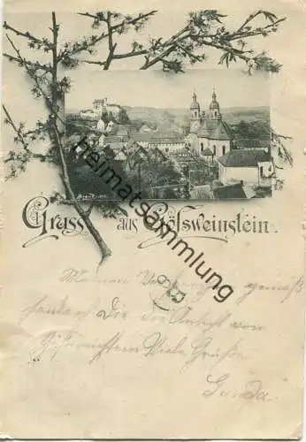 Gruss aus Gössweinstein - gel. 1896