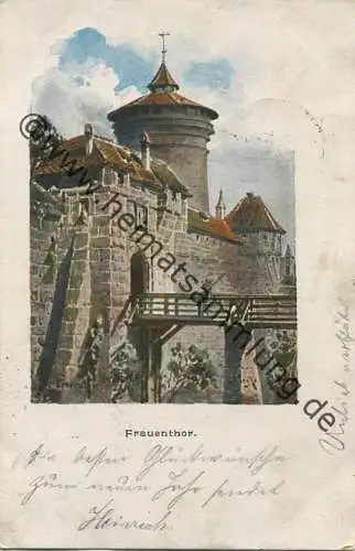 Nürnberg - Frauenthor - gel. 1899