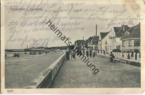 Warnemünde - Strand - Verlag Stengel & Co Dresden