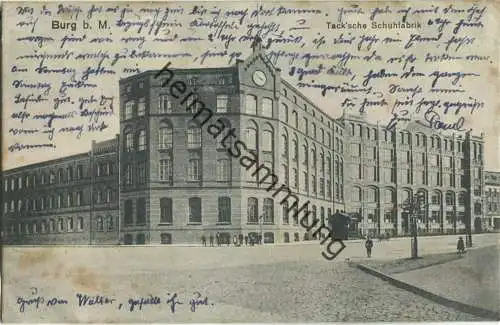 Burg - Tack'sche Schuhfabrik - Verlag Carl H. Odemar Magdeburg