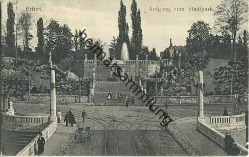 Erfurt - Aufgang zum Stadtpark