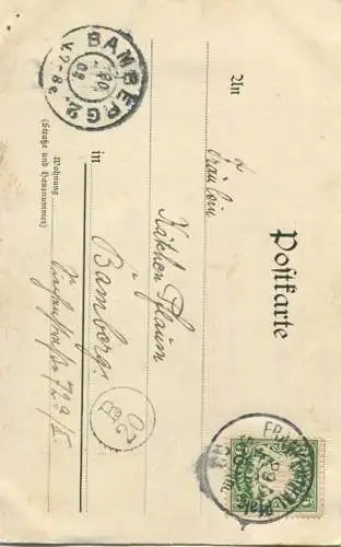 Frankenthal - Luitpoldbrunnen - Verlag Carl Bechtelsheimer Frankenthal gel. 1903