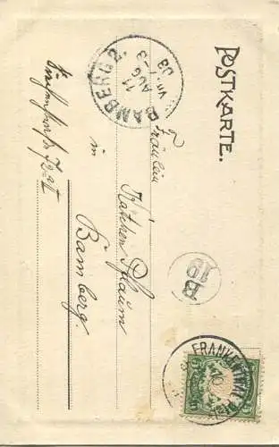 Frankenthal - Speyerer Thor - Verlag Schaar & Dathe Trier gel. 1903