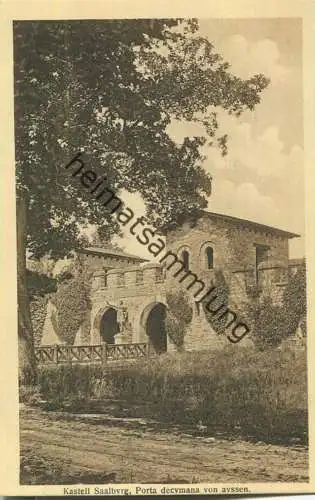 Kastell Saalburg - Porta decumana von aussen - Verlag Ludwig Klement Frankfurt ~1920