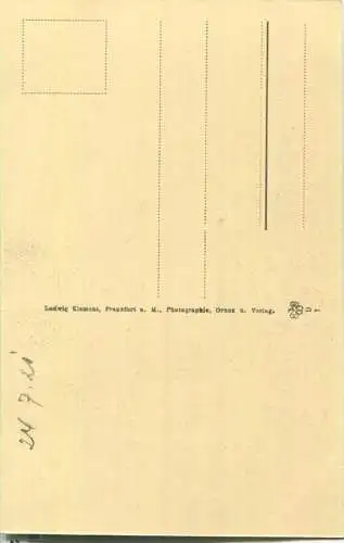 Kastell Saalburg - Porta decumana von aussen - Verlag Ludwig Klement Frankfurt ~1920