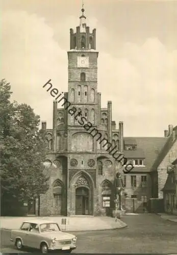 Brandenburg - Altstädter Rathaus - Foto-Ansichtskarte Grossformat - VEB Bild und Heimat Reichenbach 60er Jahre