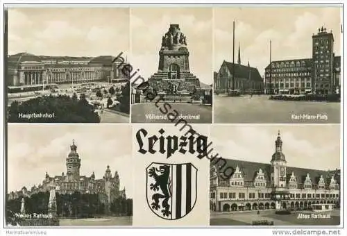 QSL - QTH - Funkkarte - Leipzig - 1959