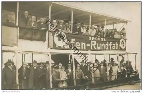 Hamburg - Grosse Hafenrundfahrt - Foto-AK