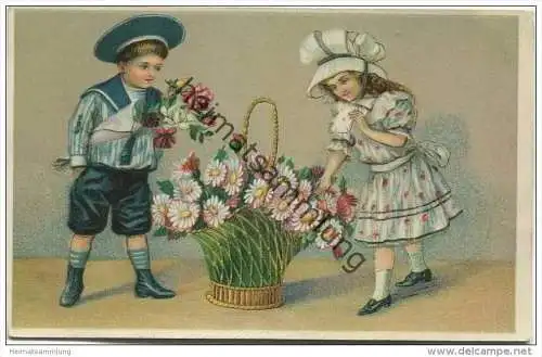 Kinder - Blumen
