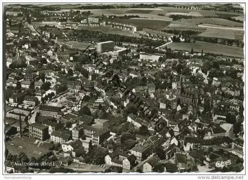 Mettmann - Fliegeraufnahme - Foto-AK-Grossformat