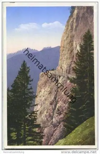 Strada delle Dolomiti nella Parete della Crepa