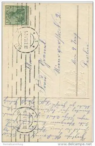 Rosen in der Vase - Golddruck