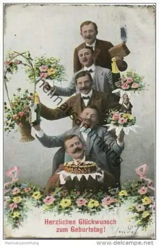 Geburtstag - Torte - Geschenke - Rosen