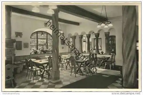 Heidelberg - Weinstube und Garten-Café Kurpfälzisches Museum - Hauptstrasse 97 - Inhaber Karl Oberdorfer - Foto-AK - Ver