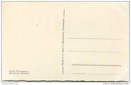 Prebischkegel - Böhmische Schweiz - Foto-AK - Verlag F. J. Stark Mariaschein Sudetengau