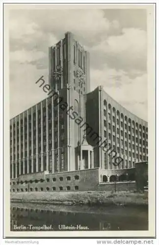 Berlin-Tempelhof - Ullsteinhaus - Foto-AK - Verlag I. W. B.