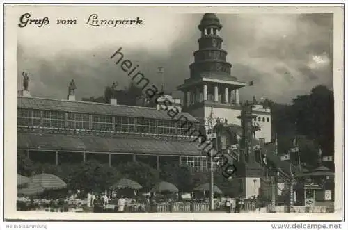 Berlin-Halensee - Gruss vom Lunapark - Foto-AK