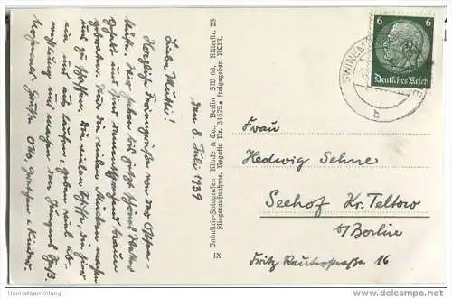 Osternothafen - Leuchtturm und Mole - Fliegeraufnahme