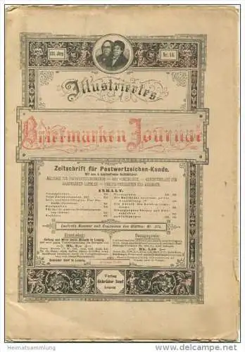 Illustriertes Briefmarken Journal - XXI Jahrgang Nr. 14 - Juli 1894 - Verlag Gebrüder Senf Leipzig