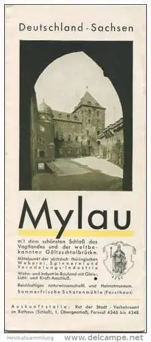 Mylau 1932 - 8 Seiten mit 13 Abbildungen