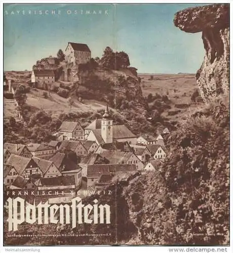 Pottenstein 1939 - 8 Seiten mit 10 Abbildungen