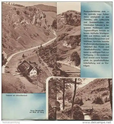 Pottenstein 1939 - 8 Seiten mit 10 Abbildungen
