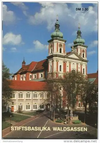 Stiftsbasilika Waldsassen - 24 Seiten mit 21 Abbildungen - 27. Auflage 1982 - Verlag Schnell &amp; Steiner München