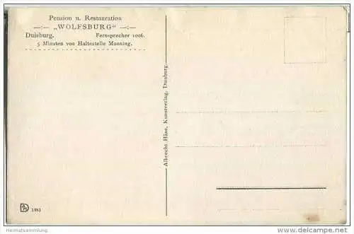 Duisburg - Restauration Wolfsburg