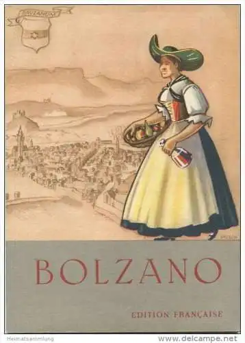 Bozen - Bolzano - Edition francaise 1952 - 60 Seiten mit 39 Abbildungen