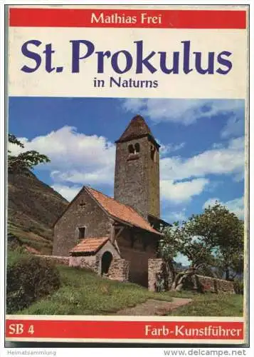 Italien - St. Prokulus in Naturns - Leporello mit 10 Farbaufnahmen in Postkartengrösse - 2. Auflage 1974