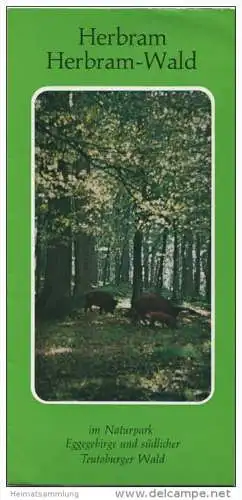 Herbram - Herbram-Wald 1970 - Faltblatt mit 12 Abbildungen