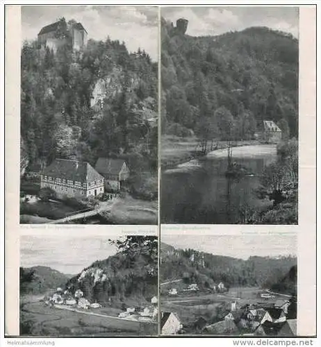 Behringersmühle 1955 - Faltblatt mit 11 Abbildungen