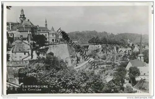 Luxembourg - La Corniche - Foto-AK