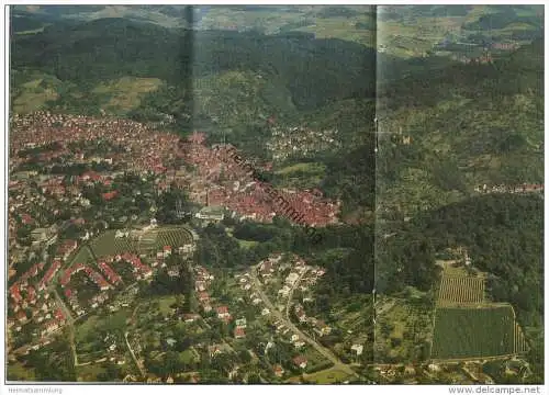 Weinheim 1966 - 24 Seiten mit 27 Abbildungen - Faltblatt Gastliche Stätten