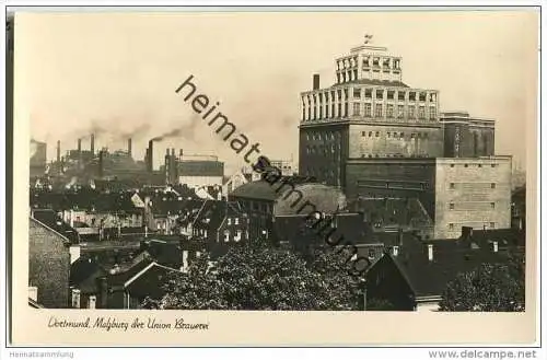 Dortmund - Malzburg der Union-Brauerei - Foto-AK