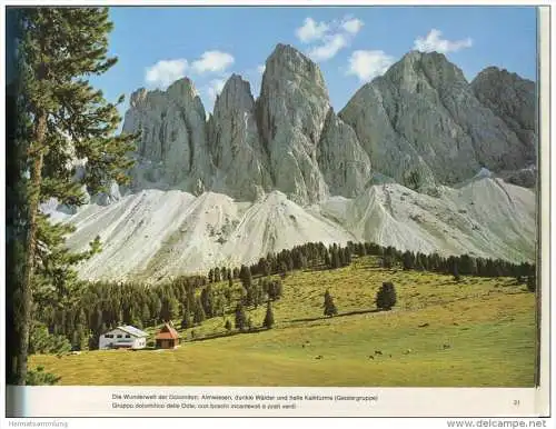 Souvenir aus Südtirol 70er Jahre - 71 Farbfotos - Italienisch-Deutsch