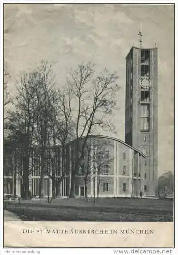 Die St. Matthäuskirche in München - 8 Seiten mit 3 Abbildungen