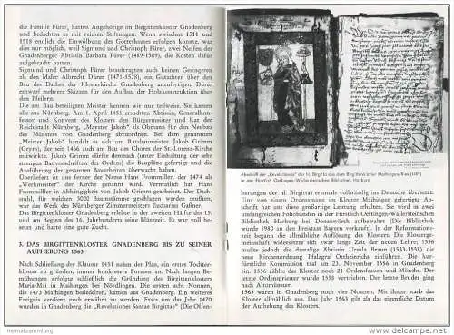 Gnadenberg - ehemaliges Birgittenkloster - 16 Seiten mit 14 Abbildungen - Verlag Salesianer Druckerei Ensdorf 1985