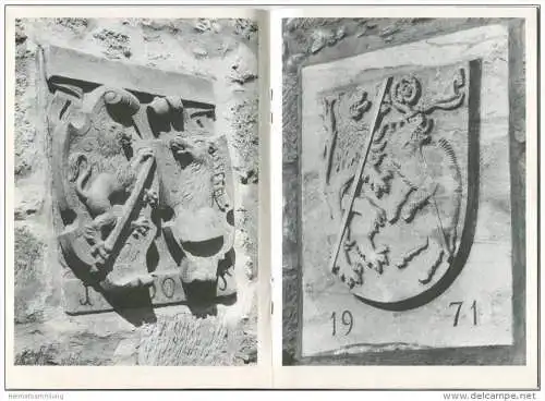 Die Giechburg - 24 Seiten mit 17 Abbildungen - Bayrische Verlagsanstalt Bamberg 1985