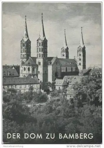 Der Dom zu Bamberg 1958 - 24 Seiten mit 23 Abbildungen - Verlag Schnell &amp; Steiner München