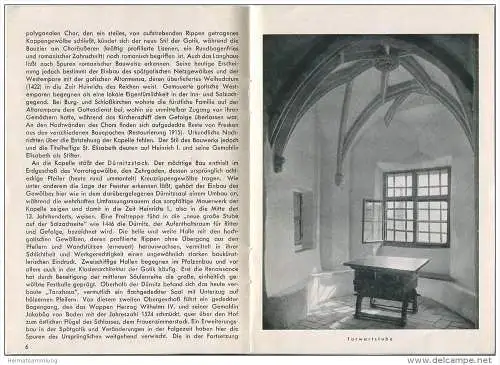 Burg zu Burghausen - Grosse Baudenkmäler - Heft 65 - 1950 - Deutscher Kunstverlag München Berlin - 16 Seiten mit 8 Abbil