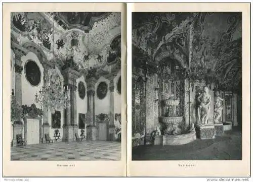 Schloss Pommersfelden - Grosse Baudenkmäler - Heft 65 - 1955 - Deutscher Kunstverlag München Berlin - 16 Seiten mit 8 Ab