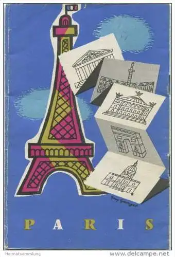Frankreich Paris - 24 Seiten mit 8 Abbildungen - praktische Winke für Ihren Aufenthalt