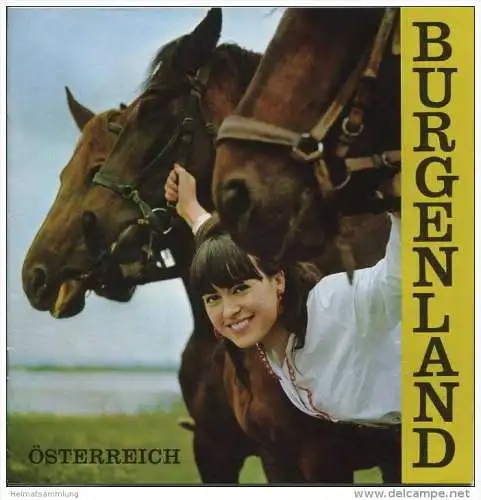 Burgenland 1967 - 16 Seiten mit 11 Abbildungen - Relief-Bildkarte