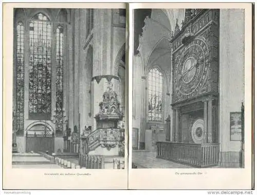 Rostock 1964 - Die Marienkirche - Das christliche Denkmal Heft 6 - 32 Seiten mit 21 Abbildungen