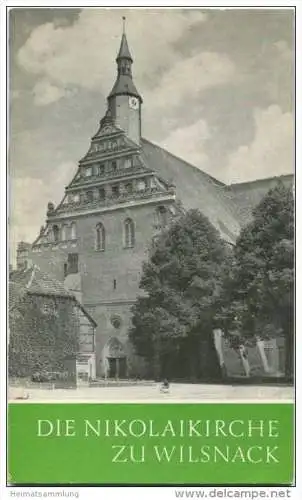 Wilsnack 1979 - Die Nikolaikirche - 34 Seiten mit 22 Abbildungen