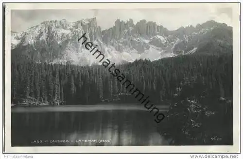 Lago di Carezza - Latemar - Foto-AK