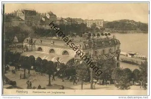 Hamburg - Alsterpavillon am Jungfernstieg