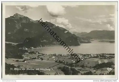 St. Gilgen - Abersee - Schafberg - Foto-AK