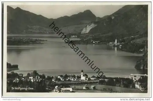 St. Wolfgang - Strobl - St. Gilgen - Wolfgangsee - Foto-AK